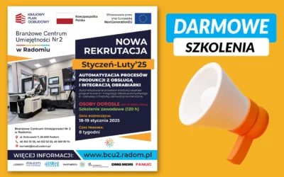 Nabór w BCU 2 w Radomiu na darmowy kurs kwalifikacji sektorowej dla dorosłych – Styczeń – Luty 2025