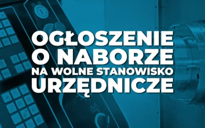 Ogłoszenie o naborze na wolne stanowisko urzędnicze: Samodzielny specjalista d/s księgowości