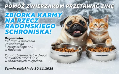 Zbiórka karmy dla psów i kotów