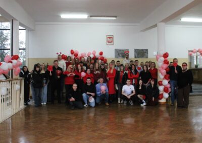 Walentynki w CKZiU2 w Radomiu - Uczniowie szkoły
