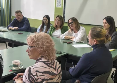 Dyskusja podczas spotkania CAL w Centrum Kształcenia Zawodowego i Ustawicznego Nr 2 w Radomiu