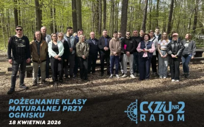 Ognisko integracyjne i pożegnanie maturzystów w CKZiU Nr 2